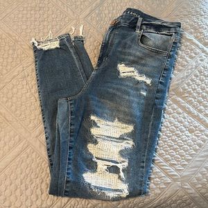 Women’s 14 Long - AMERICAN EAGLE , Curvy Hi-rise jegging  jeans